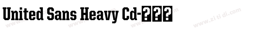 United Sans Heavy Cd字体转换